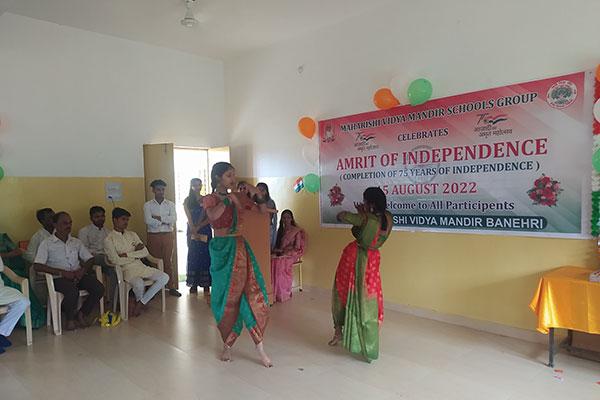 Independence Day Amrit Mahotsav celebrated at Maharishi Vidya Mandir Banheri.