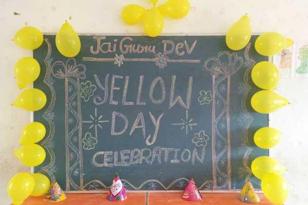 Yellow day celebration
